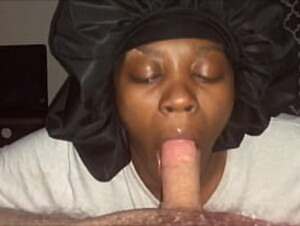 Black Women Sucks &amp_ Fucks White Cock at a Party