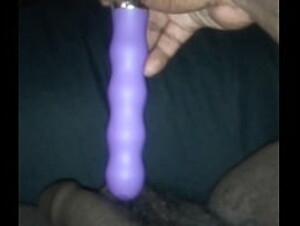 Solo horny with dildo