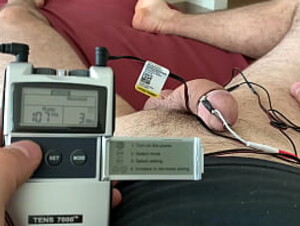 Estim orgasm attempt 2