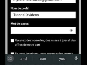 Cr&eacute_ation d&#039_un compte Xvideos