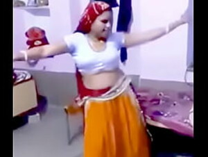 White Blouse yellow petticoat Desi Model Dance. mp4