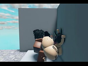 Whore gets blacked fucking in ROBLOX