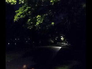 Midnight walk in the park