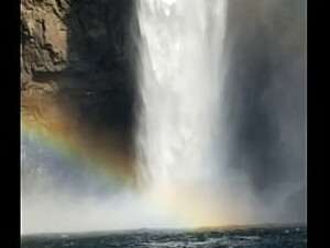 Nature porn magic waterfall with Max Shenanigans