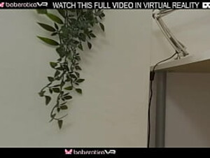 Solo doll with long hair,Odetta passionately masturbates,in VR