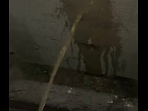 Pissing in a public basement