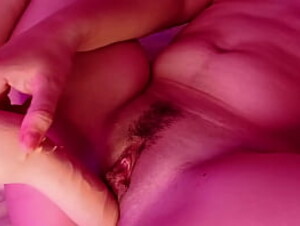 pussy masturbation with a big dildo creamy cumshot