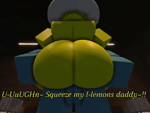 &quot_Squeeze my l-lemons~!&quot_ // Lemon Femboy Gets Bred by Blue Demon [ROBLOX]