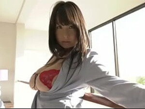 Rui Kiriyama - Seductive Office Lady Flaunt her Daring Red Lingerie for her Manager