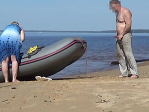 Lady Tourist and Boatman