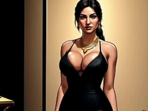 Guy Imagines He&#039_s Fucking Lara Croft&#039_s Huge Big Juicy Breasts - Lara Croft 3D Porn Games part 01