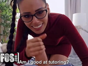 MOFOS - Student Andreina DeLuxe Thinks Studying Is Too Boring So She Sucks Jordi&#039_s Dong Instead