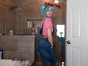 Bulma Wetting Her Overalls &amp_ Panties