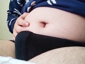 TeddyBang - Showing off his small bulge and cute belly