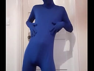 Blue Zentai Dance ( Non - Nude )