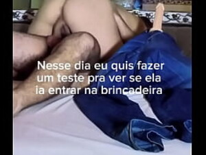 ESPOSA COM O CORNO IMAGINANDO DOIS NA CAMA