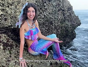 I met a beautiful mermaid on an island and gave her legs so that...