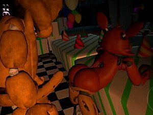 Five nights at Freddy&#039_s, mais o foxy &eacute_ arrombado gay