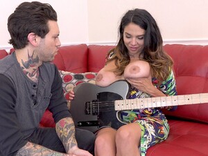 Missy Martinez gets her pussy tuned by her guitar instructor - BangConfessions