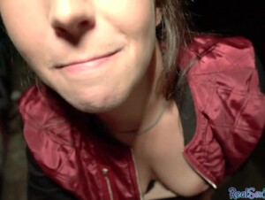 Euro babe publicly pickedup for blowjob then gets fucked