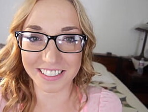 ZOE PARKER Cute 19 YO POV Blowjob and Huge Cum Facial