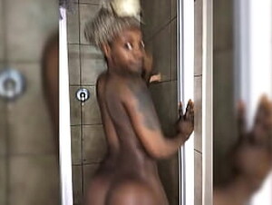 Freaky Black Maidens E26 : Black Slick Clapping Her Booty In Shower