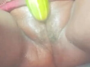 Indian desibhabhi Fucked by cucumber Part 2