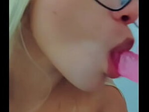 Sucking on this dildo I enjoyed it