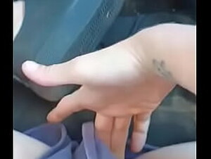 Masturbating in the car